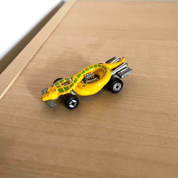 Hot Wheels Turboa Cobra Snake 1985 Yellow Vintage Car Mattel 1:64 Diecast Used - Picture 9 of 11